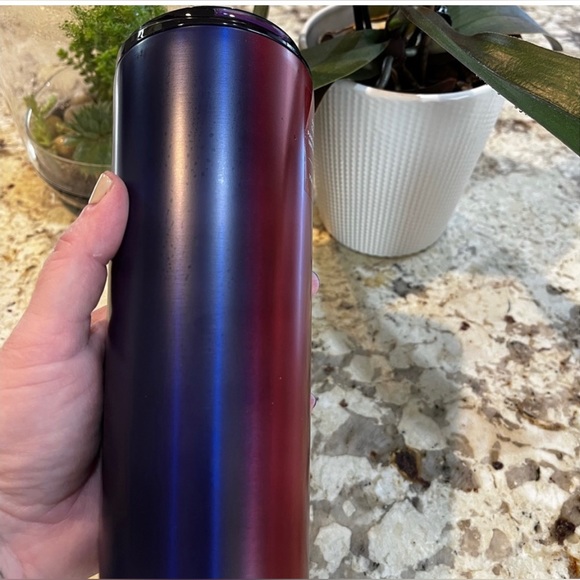 Starbucks Watermelon Cold Brew Cup Blue Gradient Stainless Steel Tumbler 16oz - Picture 6 of 16